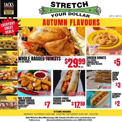 Sacks Food Co. flyer (valid until 24-09)