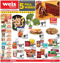 Weis Markets weekly ad Page 1