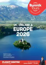 Flight Centre brochure Page 1