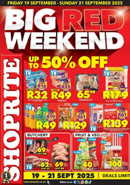 Shoprite catalogue Page 1