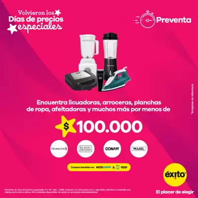 Catálogo Éxito (válido hasta 22-09)