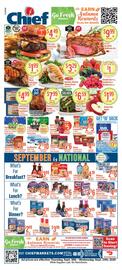 Chief Supermarket weekly ad week 38 Page 1