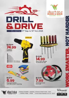 Mark & Save catalogue (valid until 10-10)