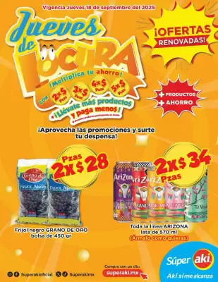 Folleto Super Aki (válido hasta 18-09)