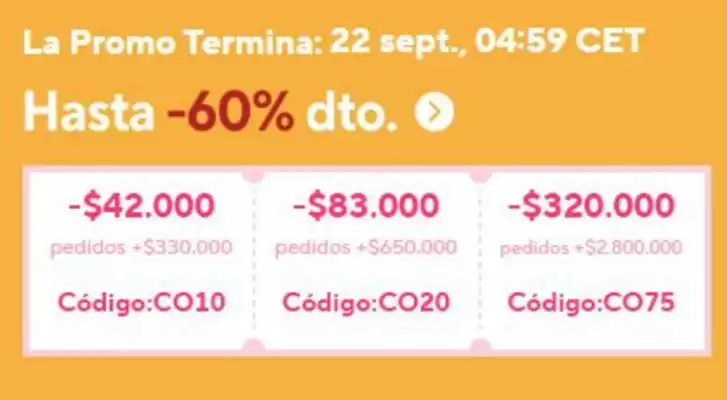 Catálogo AliExpress (válido hasta 22-09)