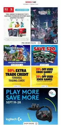 GameStop flyer (valid until 25-09)