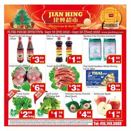 Jian Hing Supermarket flyer week 38 Page 1