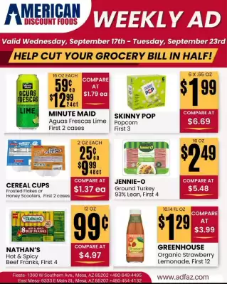 American Discount Foods weekly ad (valid until 23-09)