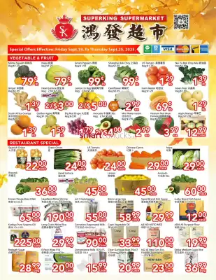 Superking Supermarket flyer (valid until 25-09)