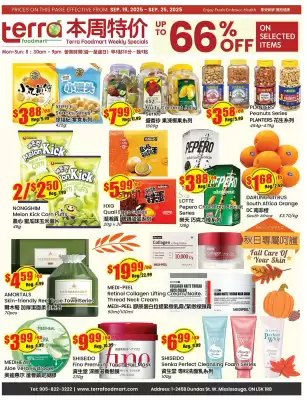 Terra Foodmart flyer (valid until 25-09)