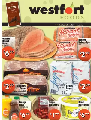 Westfort Foods flyer (valid until 25-09)
