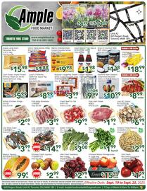 Ample Food Market flyer week 38 Page 1