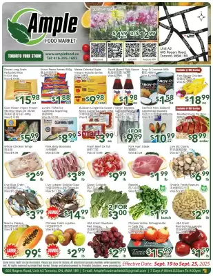 Ample Food Market flyer (valid until 25-09)
