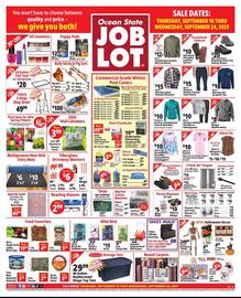Ocean State Job Lot flyer week 38 Page 1