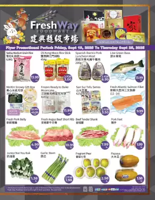 FreshWay Foodmart flyer (valid until 25-09)