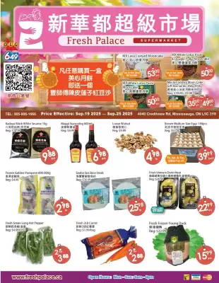 Fresh Palace Supermarket flyer (valid until 25-09)