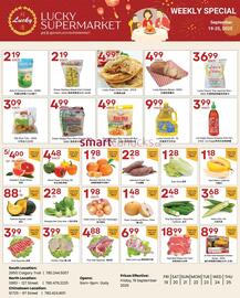 Lucky Supermarket flyer week 38 Page 1