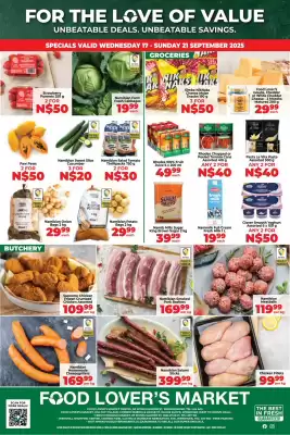 Food Lover's Market catalogue (valid until 21-09)