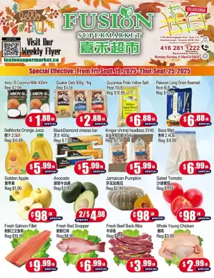 Fusion Supermarket flyer (valid until 25-09)