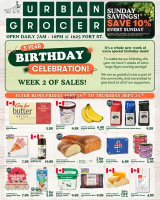 Urban Grocer flyer (valid until 25-09)