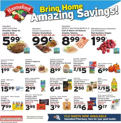 Hannaford flyer (valid until 27-09)