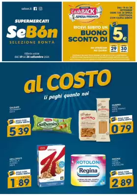 Volantino SeBón Supermercati (valido fino al 28-09)
