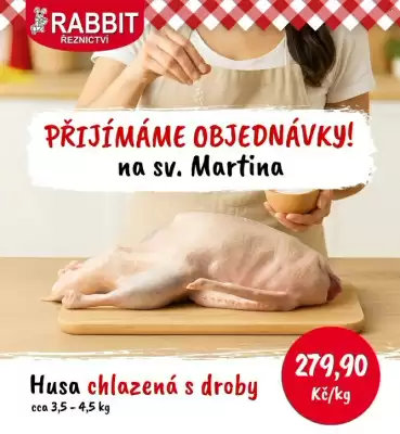 RABBIT řeznictví leták