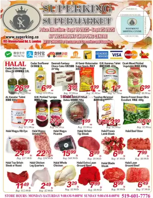 Superking Supermarket flyer (valid until 25-09)
