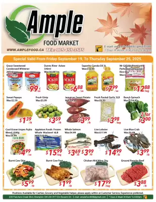 Ample Food Market flyer (valid until 25-09)