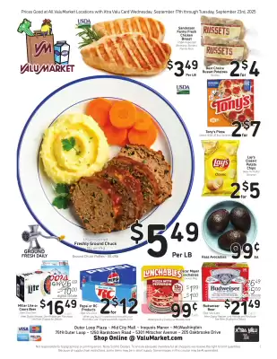 Valu Market weekly ad (valid until 23-09)