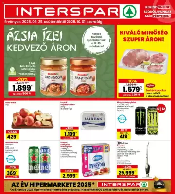 Interspar akciós újság (érvényes eddig: 1-10)