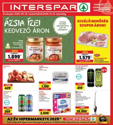 Interspar akciós újság (érvényes eddig: 1-10)