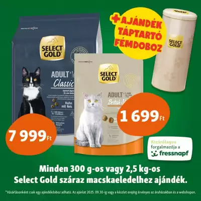 Fressnapf akciós újság (érvényes eddig: 30-09)
