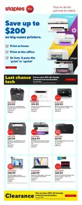 Staples flyer