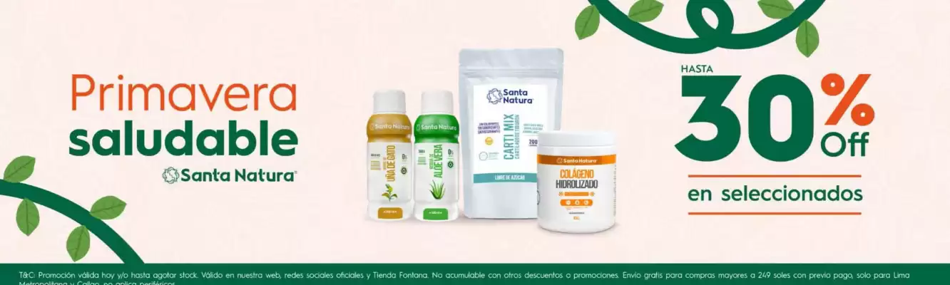 Catálogo Santa Natura (válido hasta 30-09)
