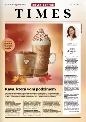 Costa Coffee leták (platné do 31-10)