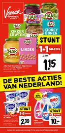 Vomar Voordeelmarkt folder week 39 Pagina 1