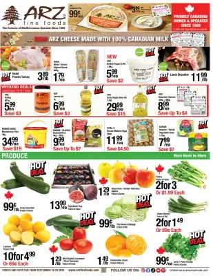 Arz Fine Foods flyer (valid until 25-09)