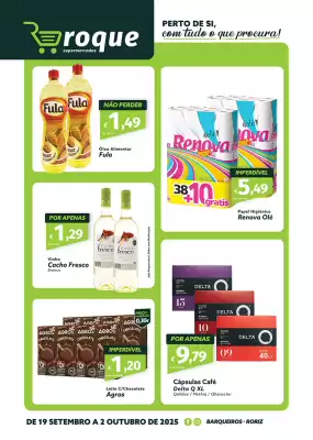 Folheto Roque Supermercados (válido até 2-10)