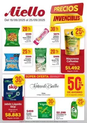 Catálogo Supermercados Aiello (válido hasta 25-09)
