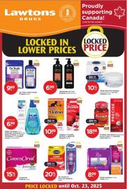 Lawtons Drugs flyer Page 1