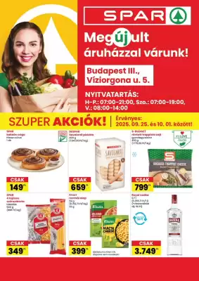 Spar akciós újság (érvényes eddig: 1-10)