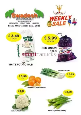 Swadesh Supermarket flyer (valid until 2-10)