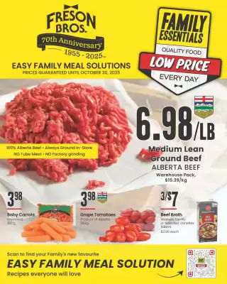 Freson Bros flyer (valid until 30-10)