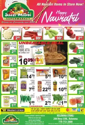 Sabzi Mandi Supermarket flyer (valid until 30-10)