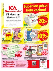 ICA Supermarket reklamblad vecka 39 Sida 1
