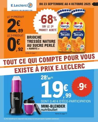 Catalogue E.Leclerc (valable jusqu'au 4-10)