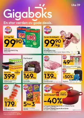 Gigaboks kundeavis (gyldig til 27-09)