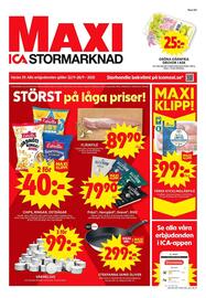 ICA Maxi reklamblad vecka 39 Sida 1