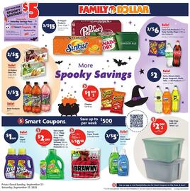 Family Dollar weekly ad week 39 Page 1